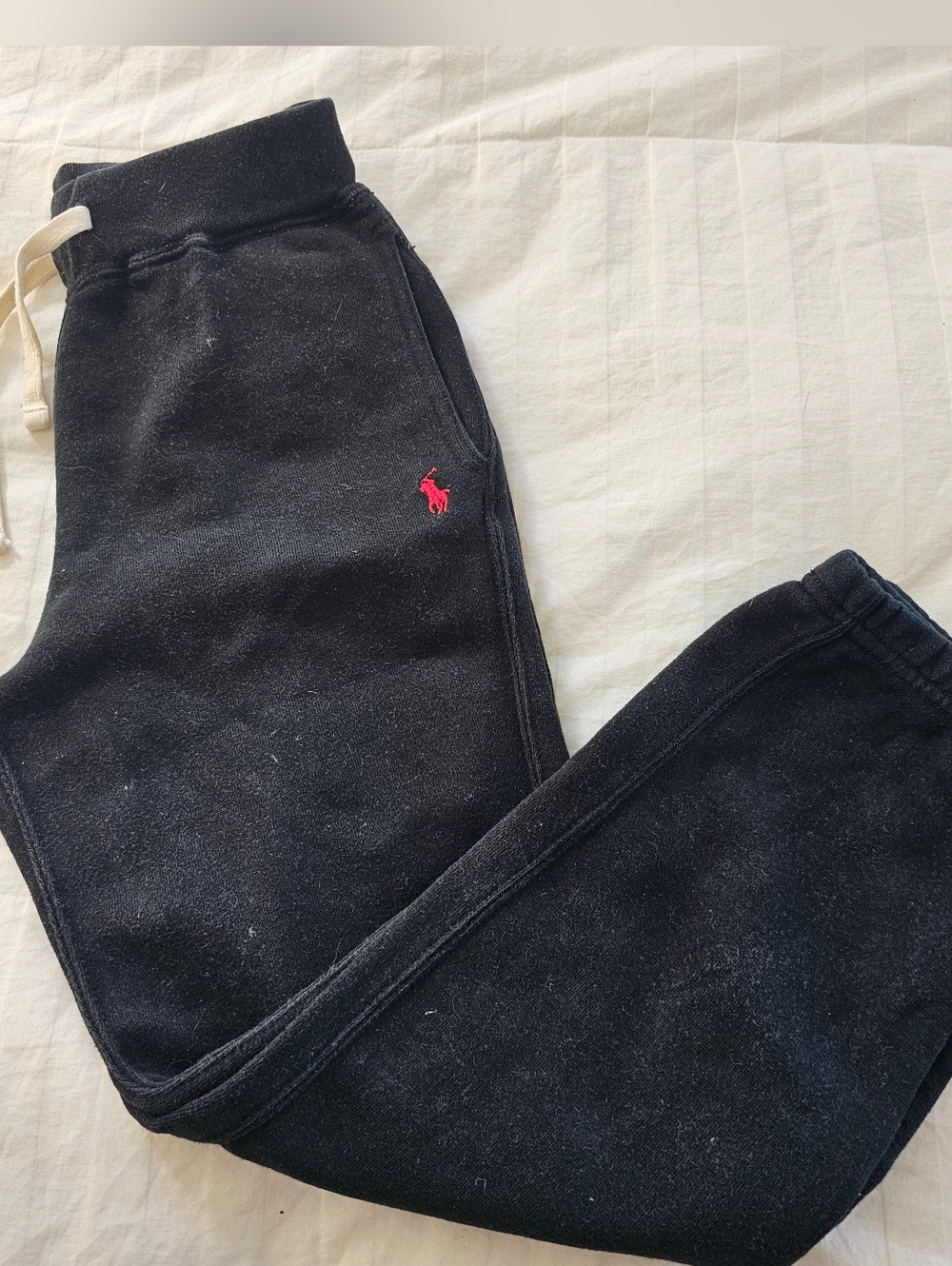 Polo by Ralph Lauren Jogger Sweatpants In Black, Size Small 8